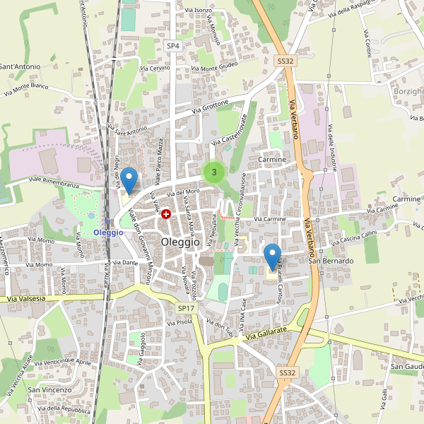 Thumbnail mappa scuole di Oleggio