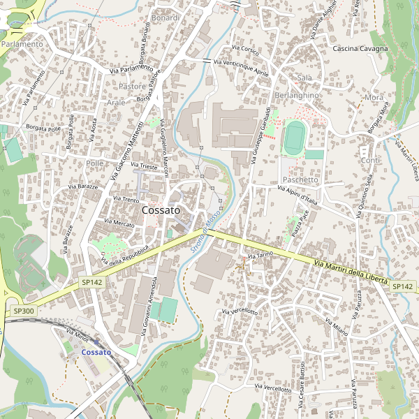 Thumbnail mappa sitiarcheologici di Cossato