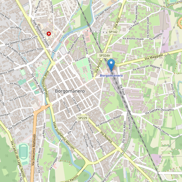 Thumbnail mappa stazioni di Borgomanero