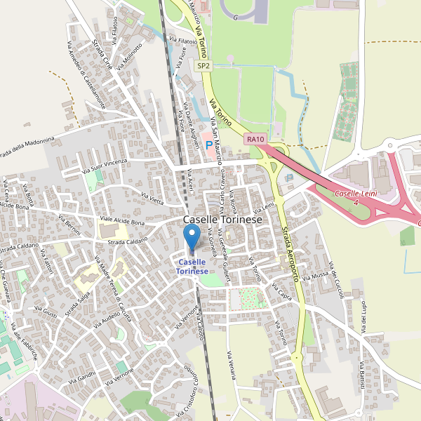 Thumbnail mappa stazioni di Caselle Torinese