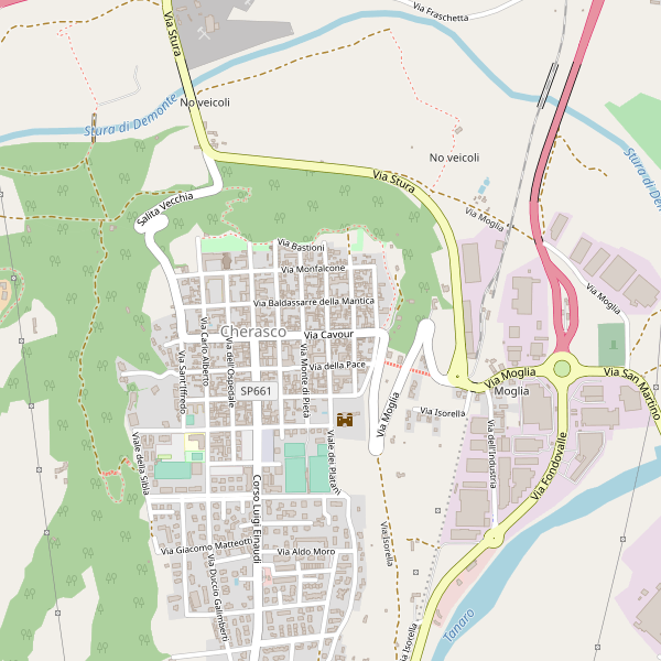 Thumbnail mappa stazioni di Cherasco