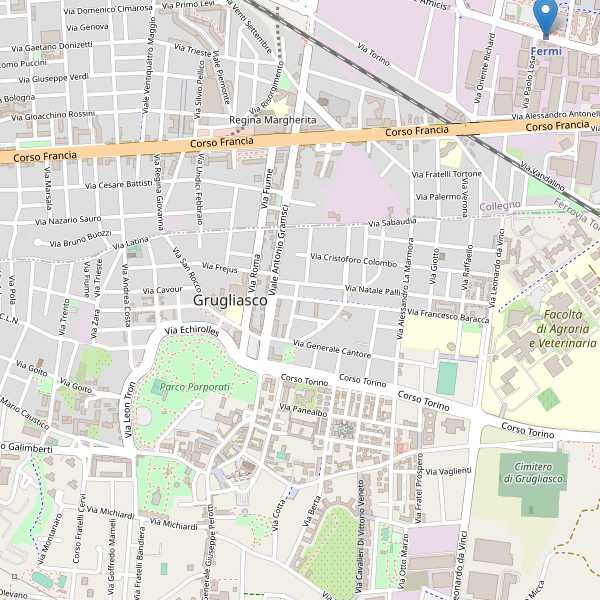 Thumbnail mappa stazioni di Grugliasco