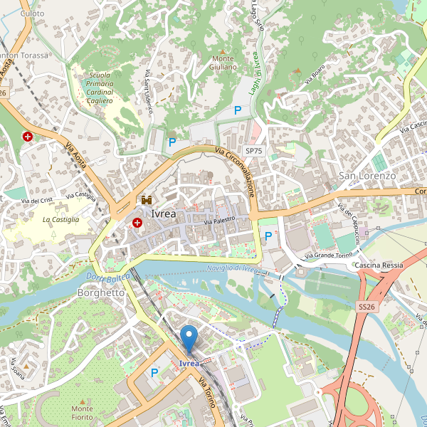 Thumbnail mappa stazioni di Ivrea
