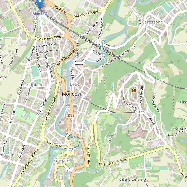 Thumbnail mappa stazioni di Mondovì