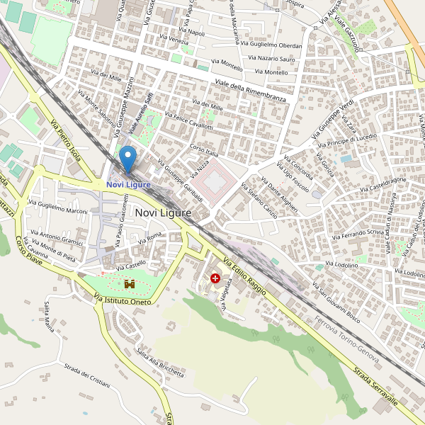 Thumbnail mappa stazioni di Novi Ligure