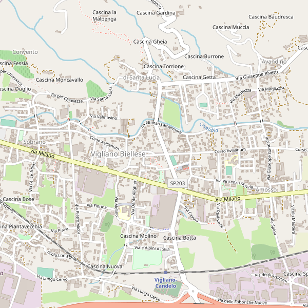 Thumbnail mappa stazioni di Vigliano Biellese