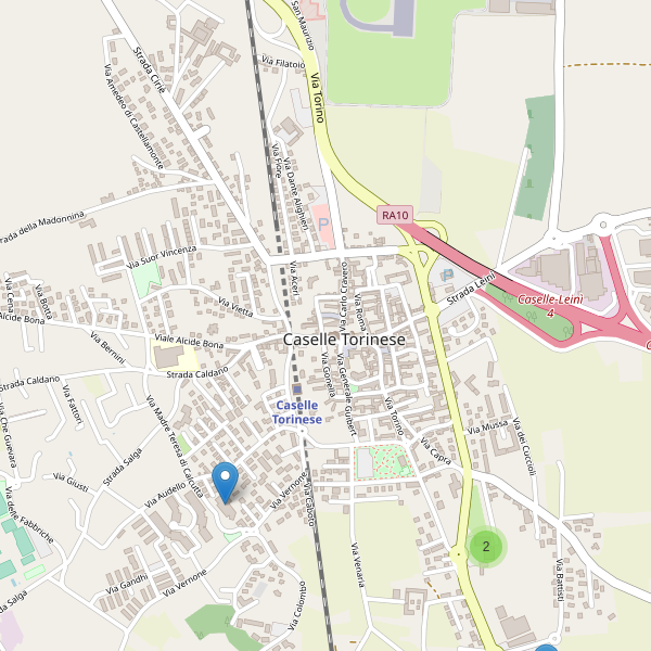 Thumbnail mappa supermercati di Caselle Torinese