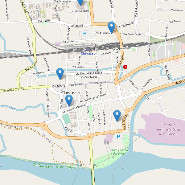 Thumbnail mappa supermercati di Chivasso