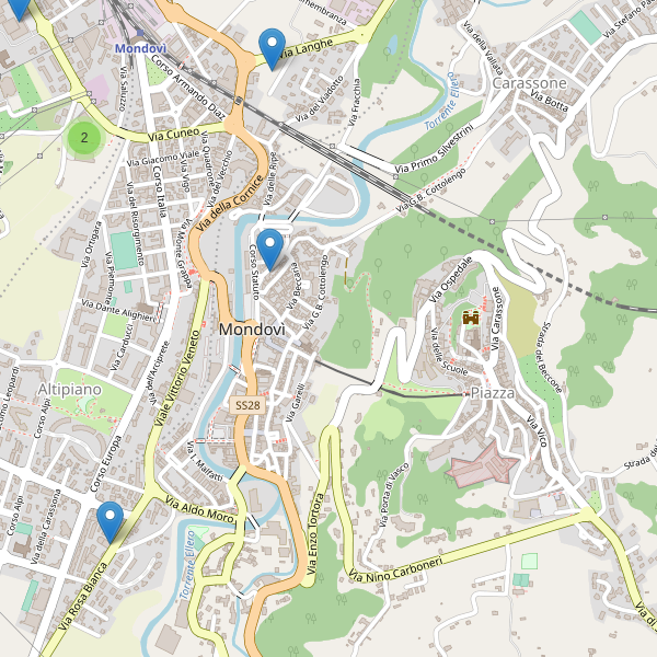 Thumbnail mappa supermercati di Mondovì