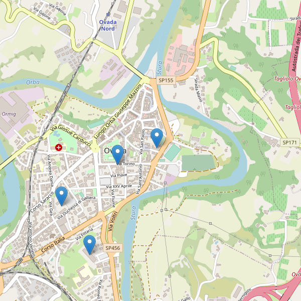 Thumbnail mappa supermercati di Ovada
