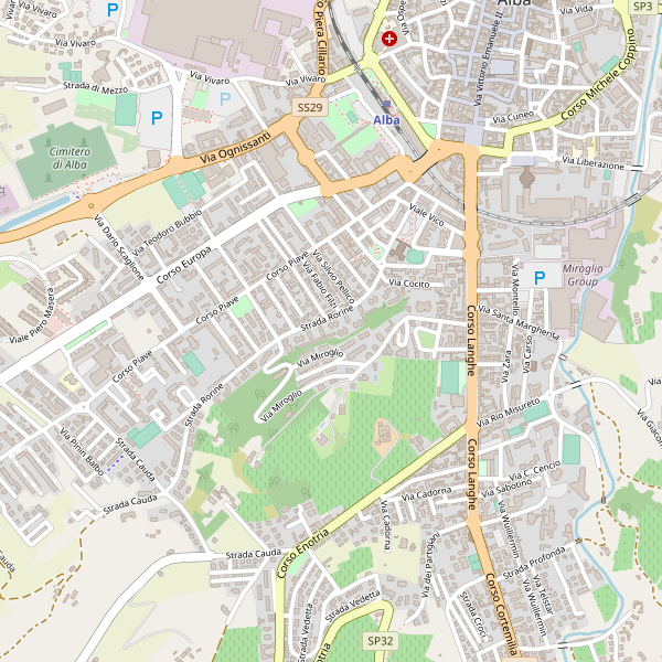 Thumbnail mappa taxi di Alba