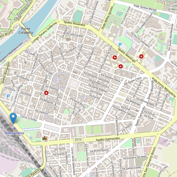 Thumbnail mappa taxi di Alessandria