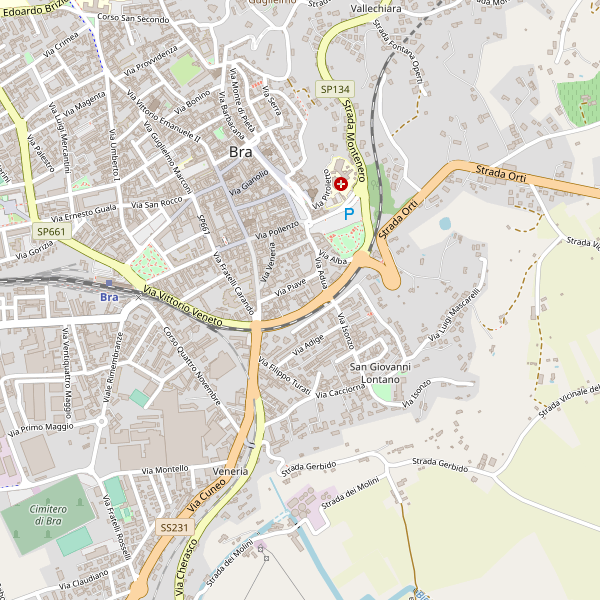 Thumbnail mappa taxi di Bra