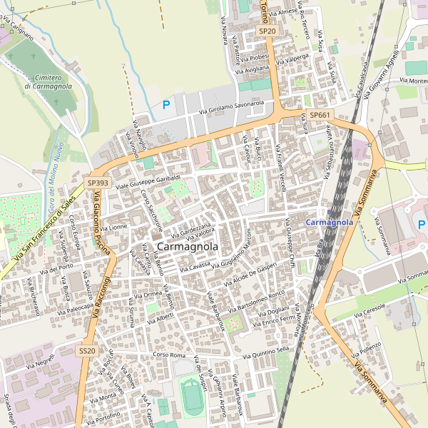 Thumbnail mappa taxi di Carmagnola