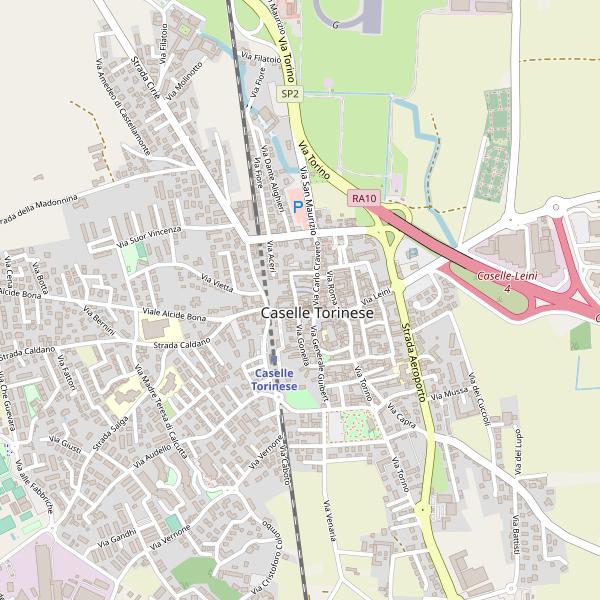 Thumbnail mappa taxi di Caselle Torinese