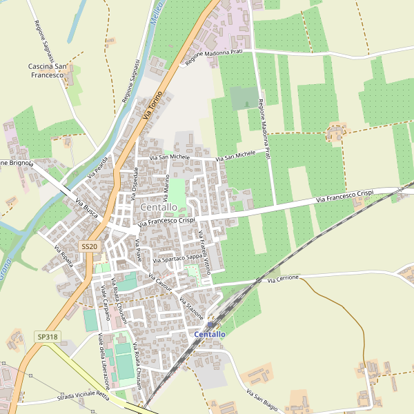 Thumbnail mappa taxi di Centallo