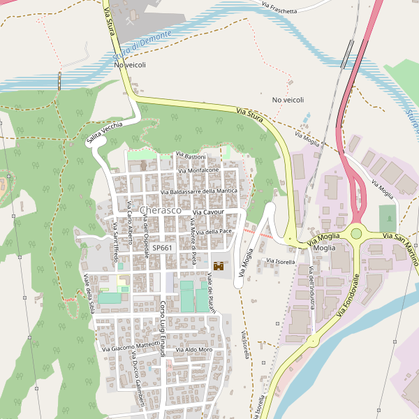 Thumbnail mappa taxi di Cherasco