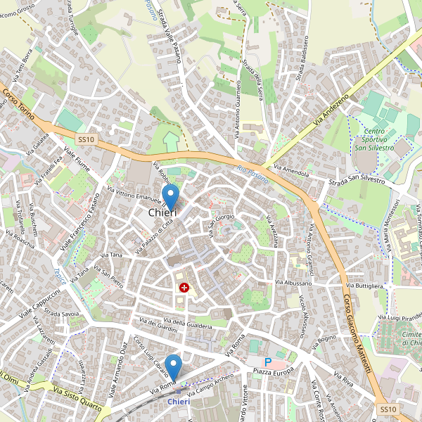 Thumbnail mappa taxi di Chieri