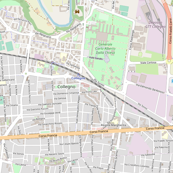 Thumbnail mappa taxi di Collegno