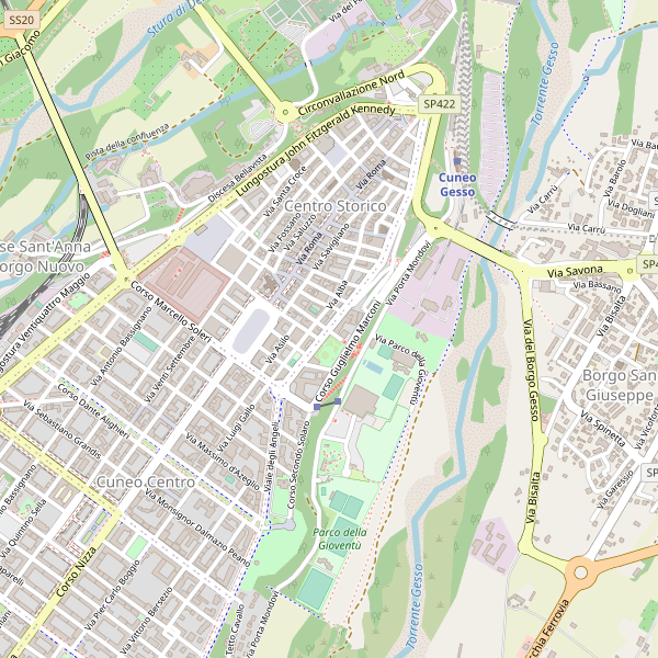 Thumbnail mappa taxi di Cuneo