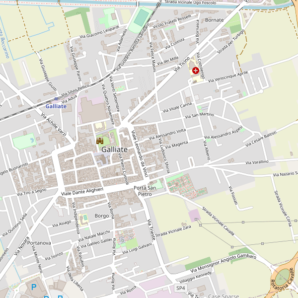 Thumbnail mappa taxi di Galliate