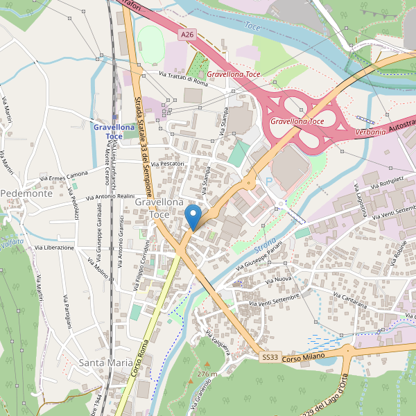 Thumbnail mappa taxi di Gravellona Toce