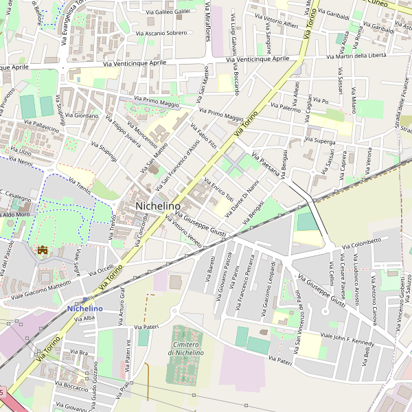 Thumbnail mappa taxi di Nichelino