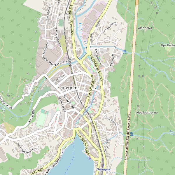 Thumbnail mappa taxi di Omegna