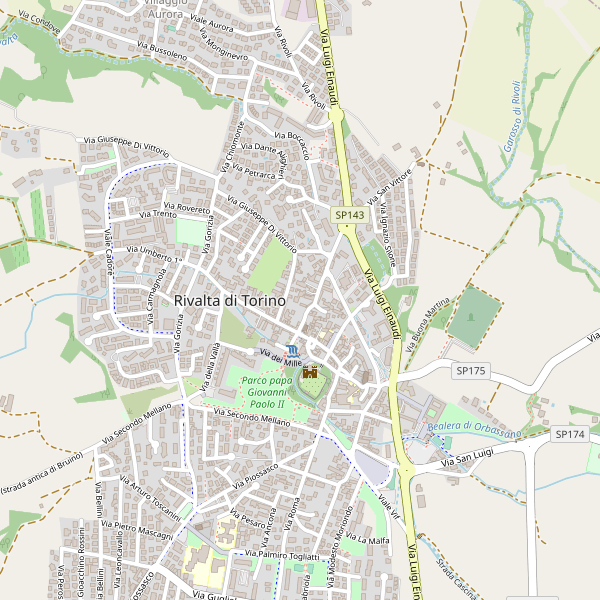 Thumbnail mappa taxi di Rivalta di Torino