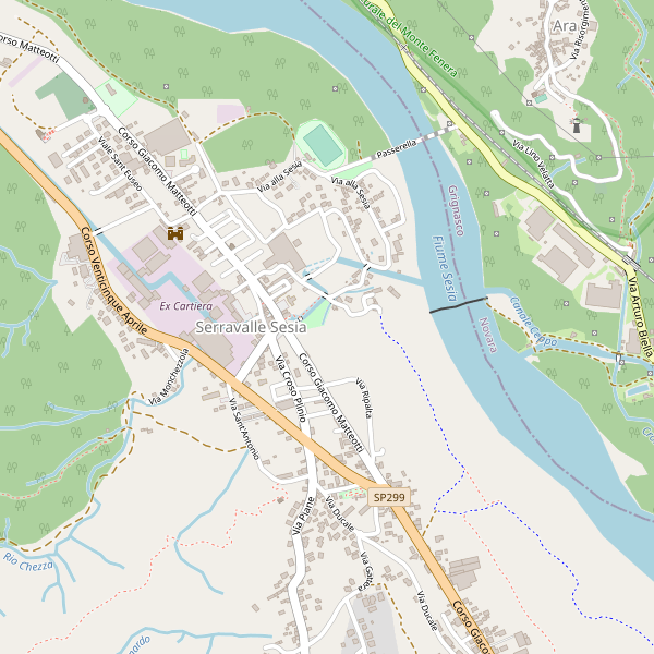 Thumbnail mappa taxi di Serravalle Sesia