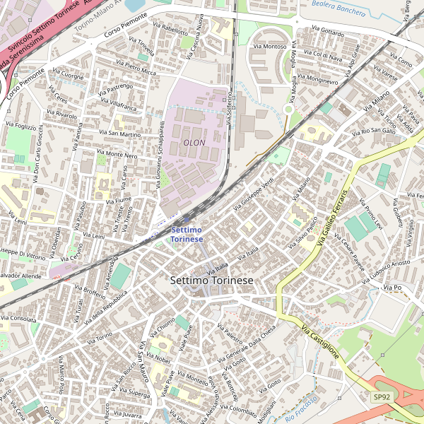 Thumbnail mappa taxi di Settimo Torinese