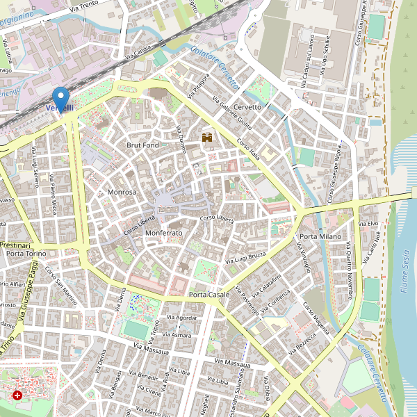 Thumbnail mappa taxi di Vercelli