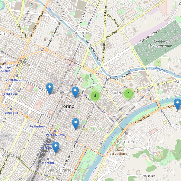 Thumbnail mappa teatri di Torino