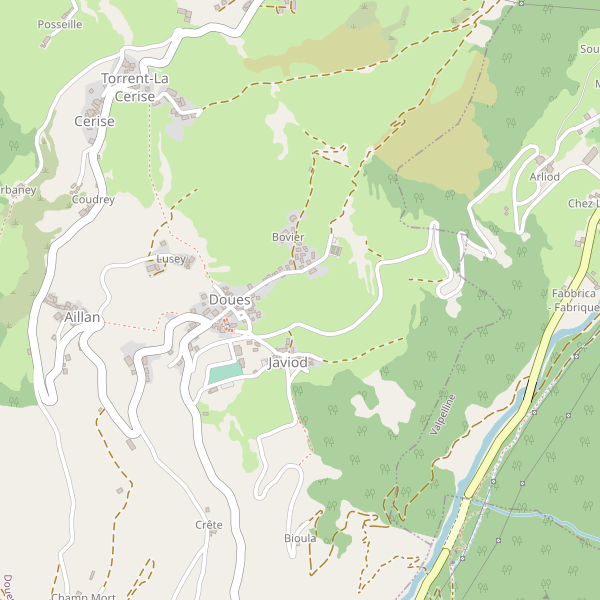 Thumbnail mappa bedandbreakfast di Doues