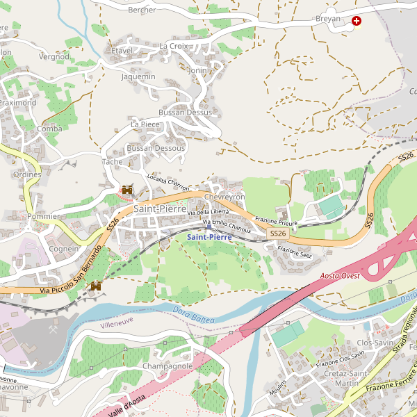 Thumbnail mappa supermercati di Saint-Pierre