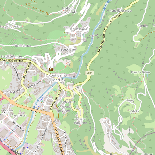 Thumbnail mappa calzature di Pont-Saint-Martin