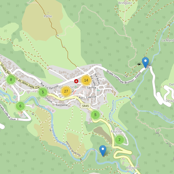 Thumbnail mappa parcheggi di Brusson