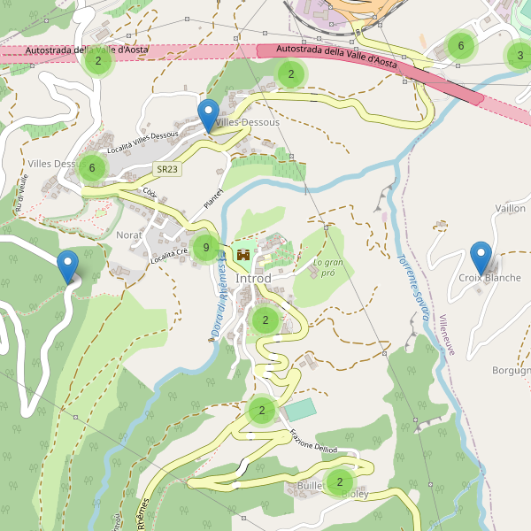 Thumbnail mappa parcheggi di Introd