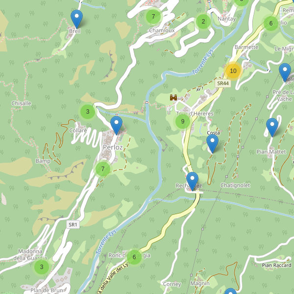 Thumbnail mappa parcheggi di Perloz