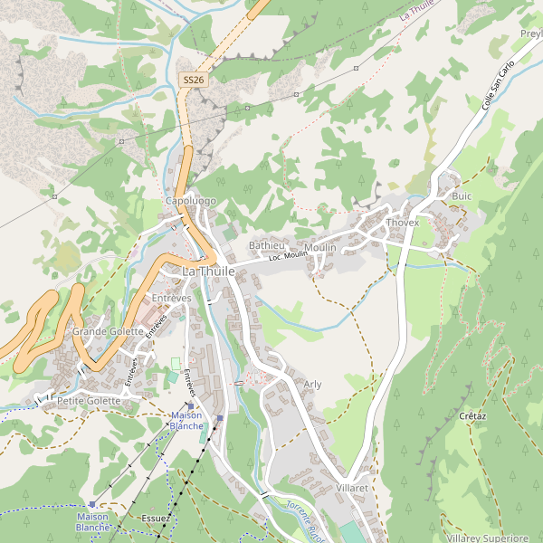 Thumbnail mappa sitiarcheologici di La Thuile
