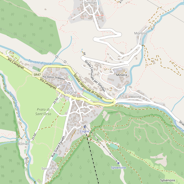 Thumbnail mappa stazioni di Cogne