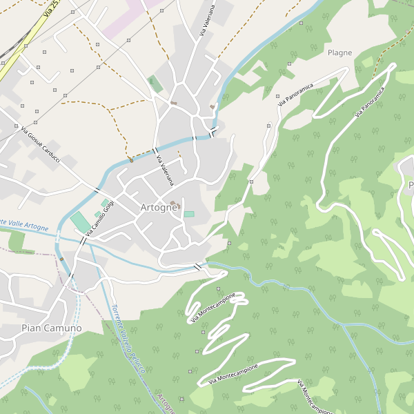 Thumbnail mappa stradale di Artogne