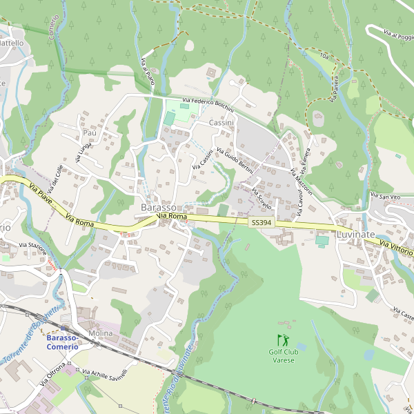 Thumbnail mappa hotel di Barasso