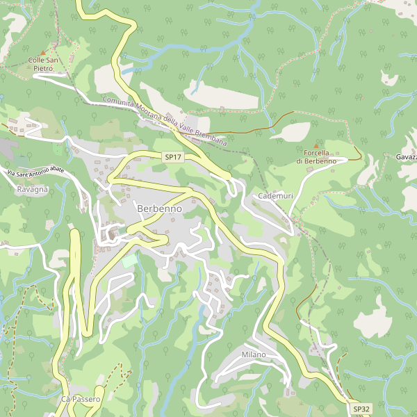 Mappa bar di Berbenno Lombardo Geosystems