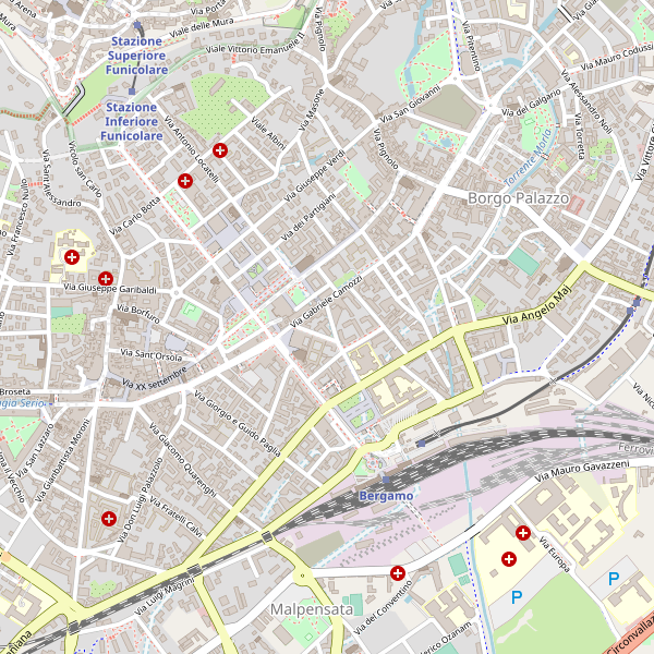Thumbnail mappa agenzieviaggi di Bergamo