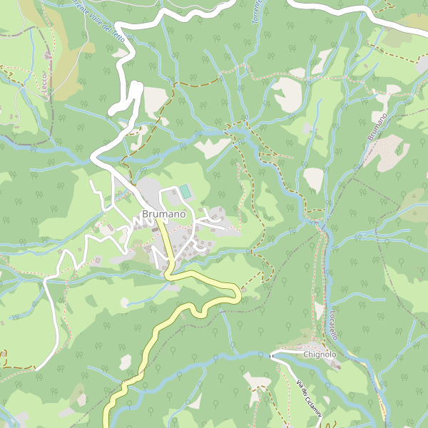 Thumbnail mappa stradale di Brumano