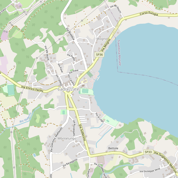 Thumbnail mappa stradale di Cadrezzate