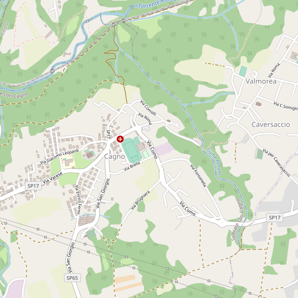Thumbnail mappa stradale di Cagno