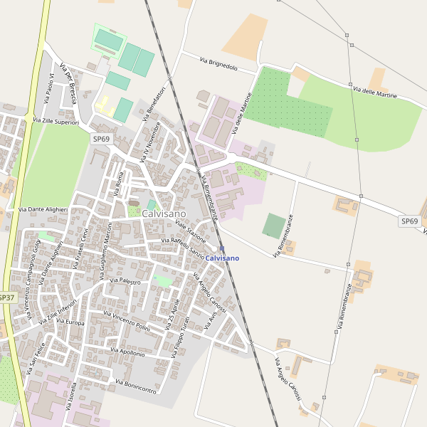 Thumbnail mappa stradale di Calvisano