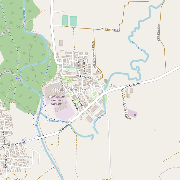 Thumbnail mappa supermercati di Casale Cremasco-Vidolasco